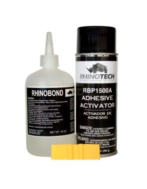 RhinoBond Toughened Grade Instant Adhesive Kit, Image of RhinoBond Toughened Grade Instant Adhesive Kit
